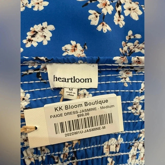 💙🤍NWT Heartloom Paige Wrap Dress - Picture 9 of 10